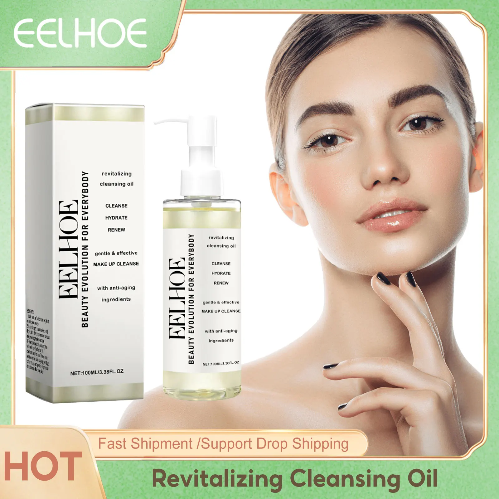 Revitalizing Cleansing Oils For Moisturizing Face Oil Control Clogged Pores Minimize Facial Makeup Remover Cleanser Beauty Care