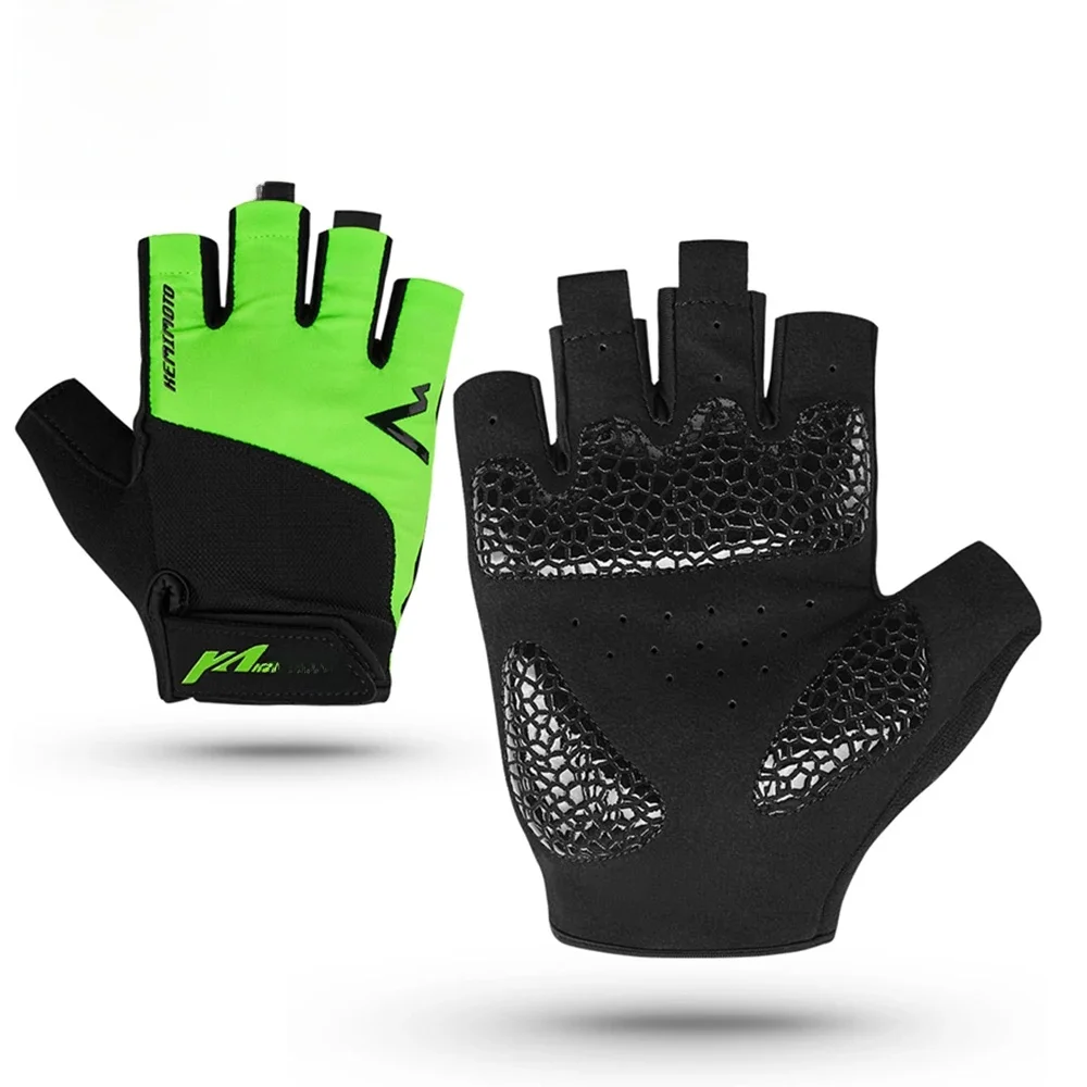 AliExpress KEMiMOTO Cycling Gloves Half Fingers For Moto Bike Shockproof Breathable MTB Road Bicycle Short Gloves Men Women Sports Motocross