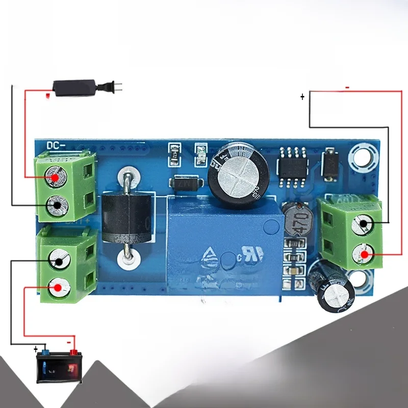 Moduł baterii litowej 1-10PCYX850 z automatycznym przełączaniem na baterię zapasową w przypadku awarii zasilania, uniwersalny konwerter awaryjny 5V-48V — zdjęcie 2