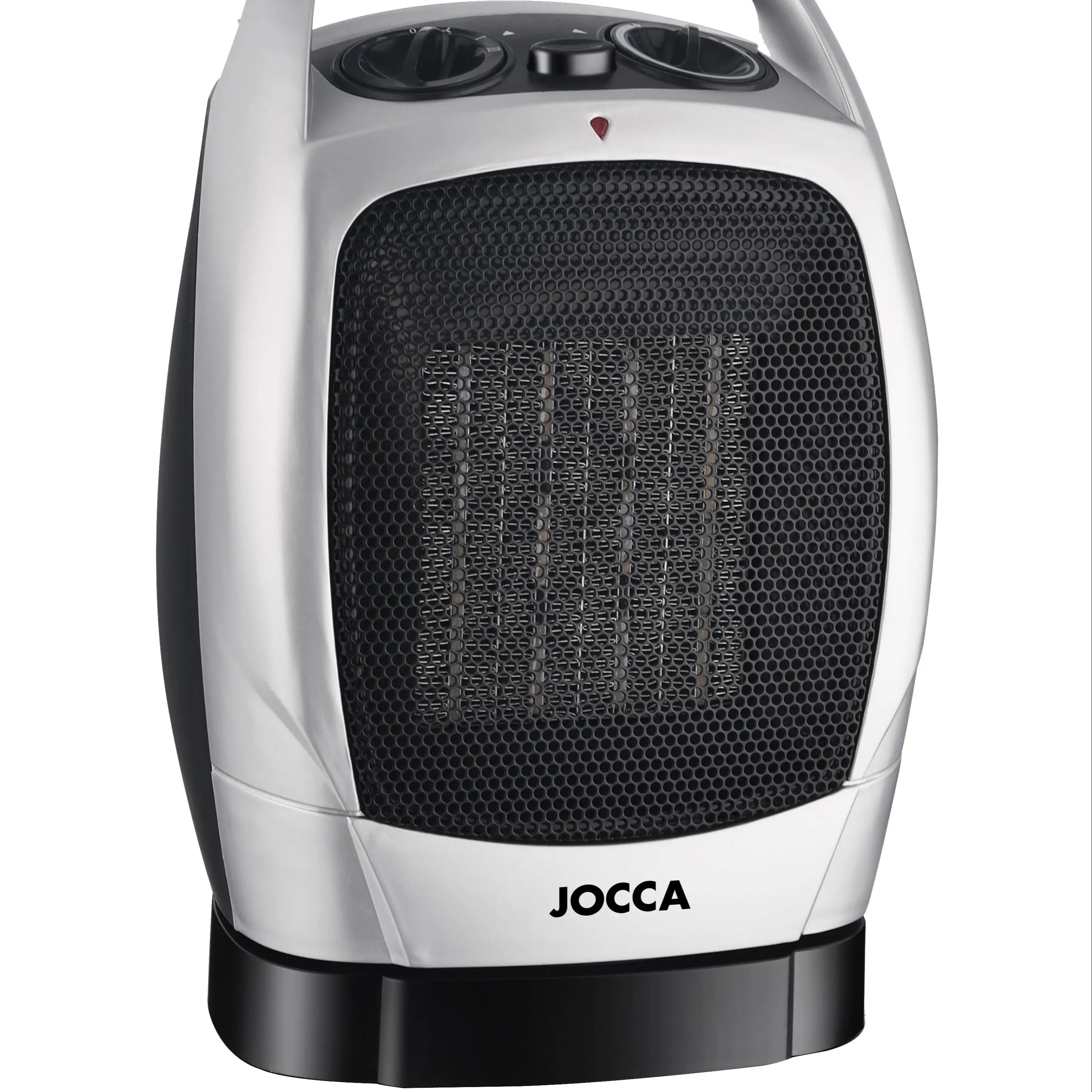 سخان السيراميك مع الحرارة وظيفة مزدوجة ومروحة من العلامة التجارية جوكا من تصميم مدمج ومريح ، 60 درجة التذبذب وترموستات قابل للتعديل. المبرد المحمولة مع لوحات السيراميك لفصل الشتاء.