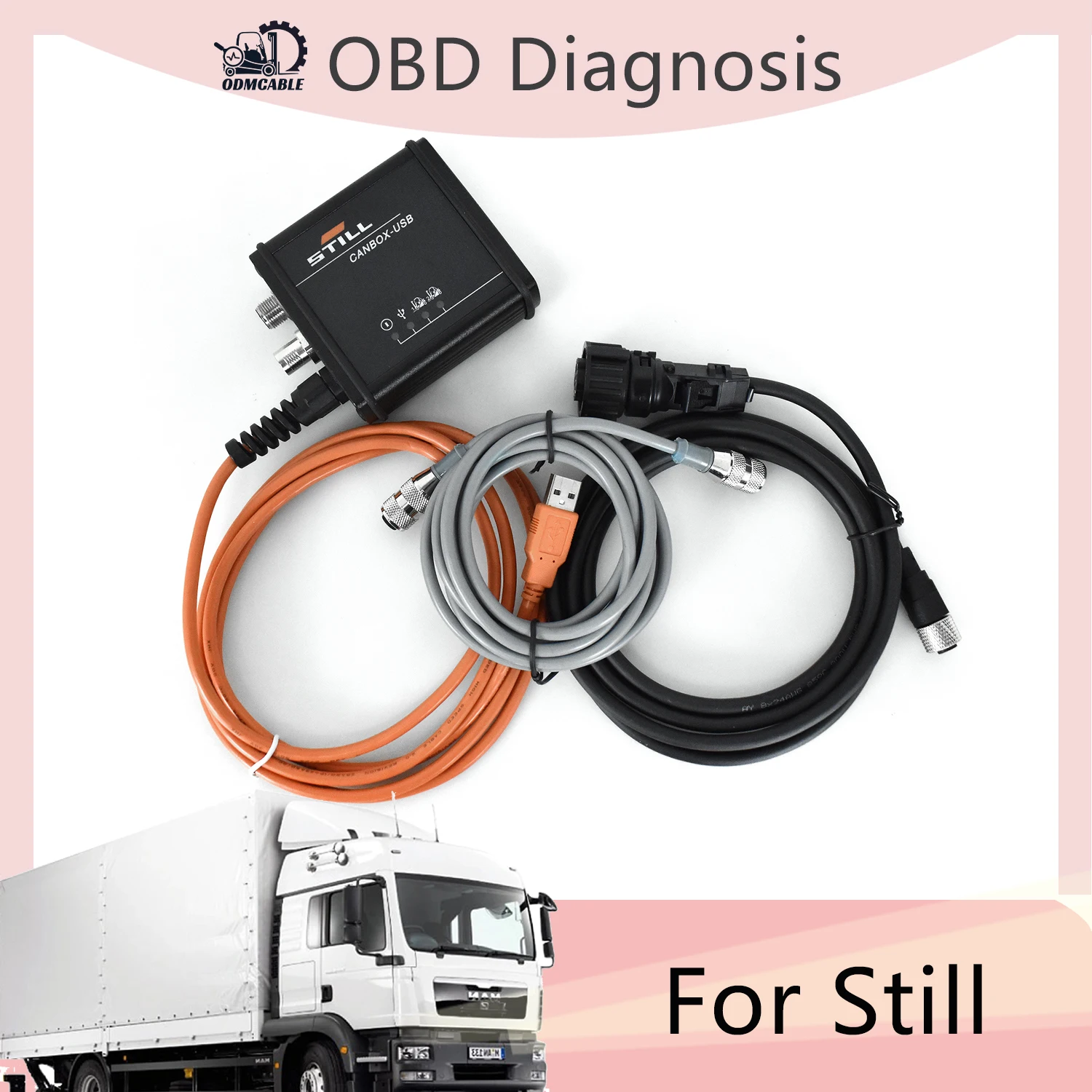 Диагностический инструмент для вилочного погрузчика Canbox 50983605400, диагностический кабель, оригинальная коробка, Can-шина