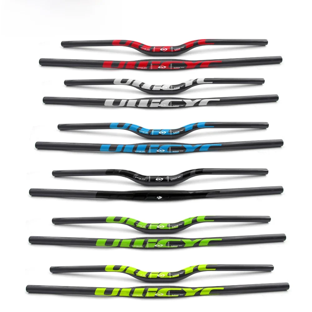 AliExpress ULLICYC Carbon MTB Handlebar Cockpit Flat Or Rise 31.8*580/600/620/640/660/680/700/720mm  CB186