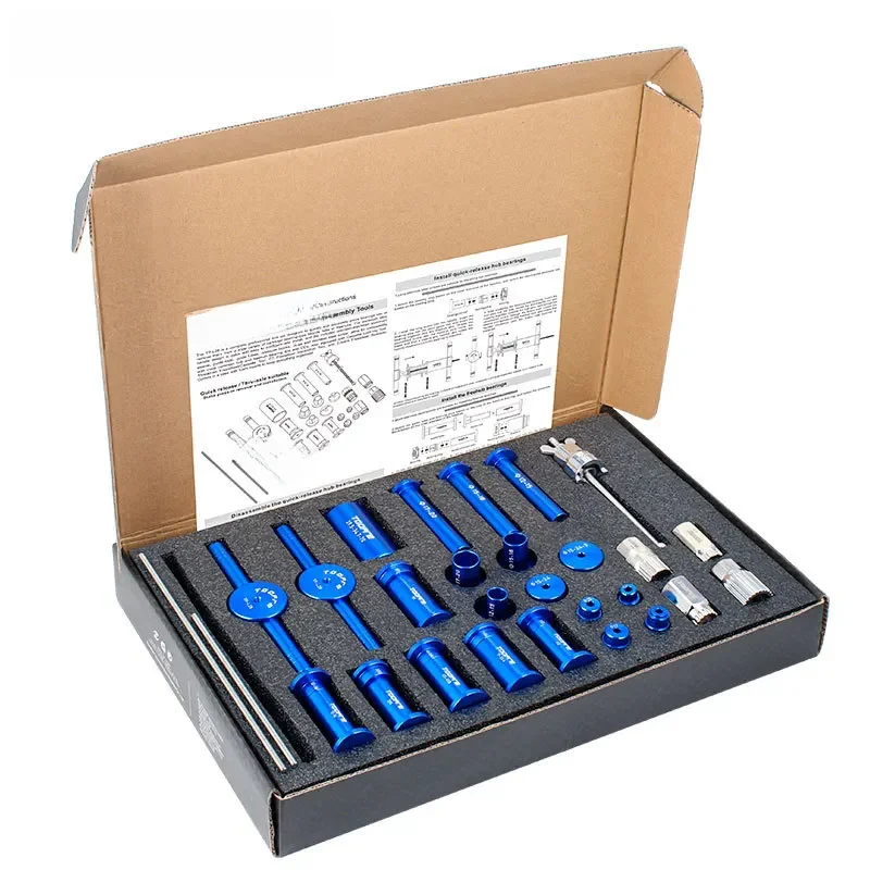 AliExpress TOOPRE Bicycle Quick Release Thru Axle Hub Bearing Press Set Bike Bearing Installation Removal Tool Bearing Hub Assembly Tool