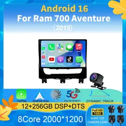 For Ram 700 Aventure 2015 Android 16 Auto Car Radio Multimedia Video Player GPS Navigation Stereo 2DIN 2 din WIFI Carplay