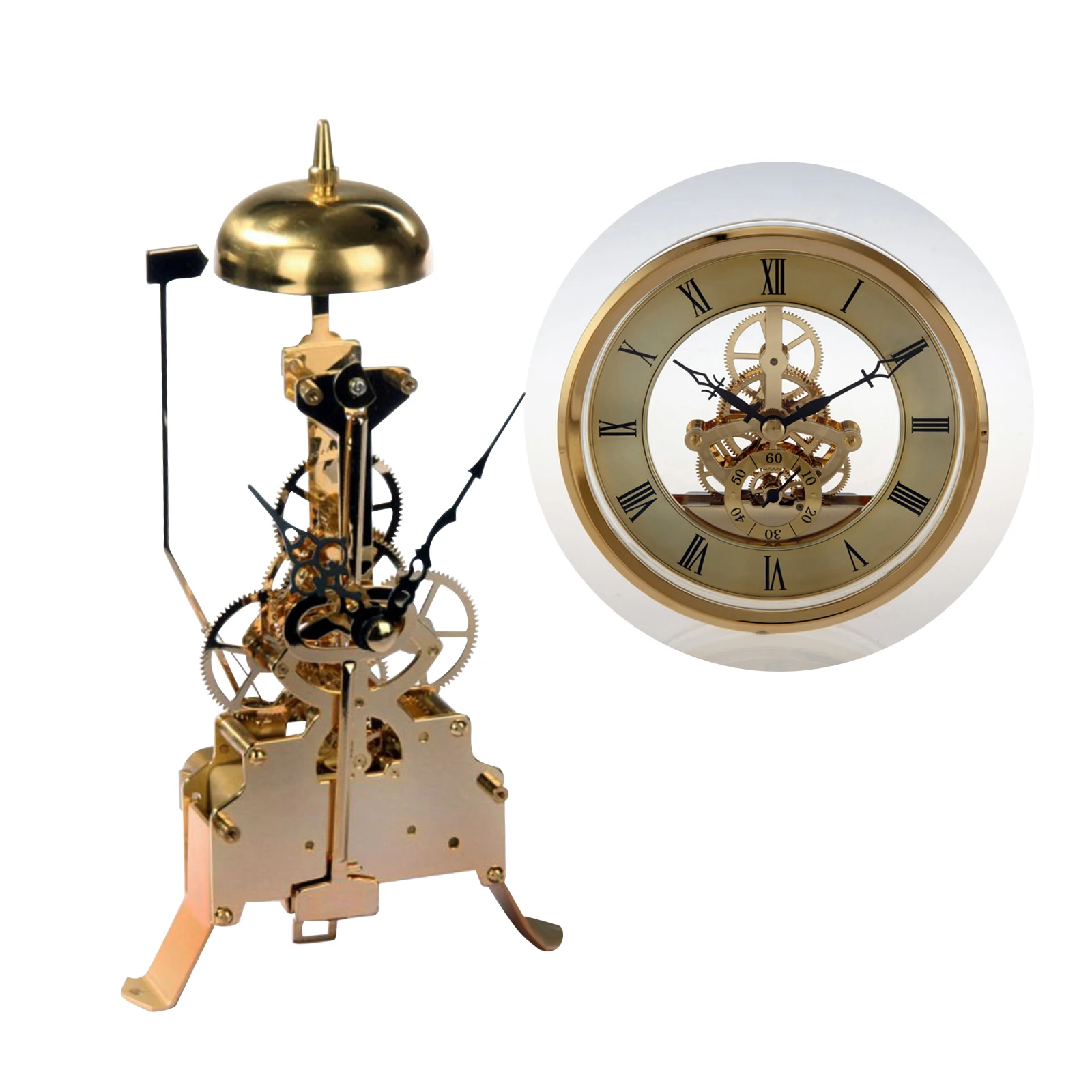 Pendulum Clock Movement Replacement Long Shaft Replacement Parts Creative Retro Pendulum Clock Movement for Home DIY Office