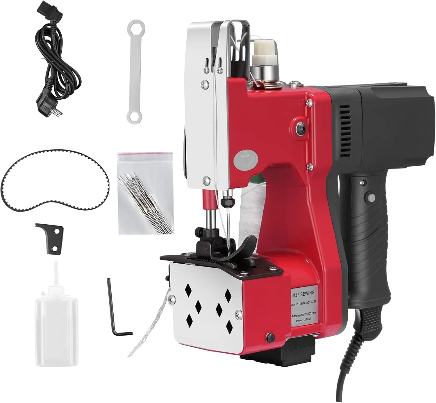 Bürstenlose Akku-Nähmaschine, Hochgeschwindigkeits-Automatik-Schneidbeutel für den Außenbereich, Verpackungsmaschine, geeignet für Makita 21 V Batterie