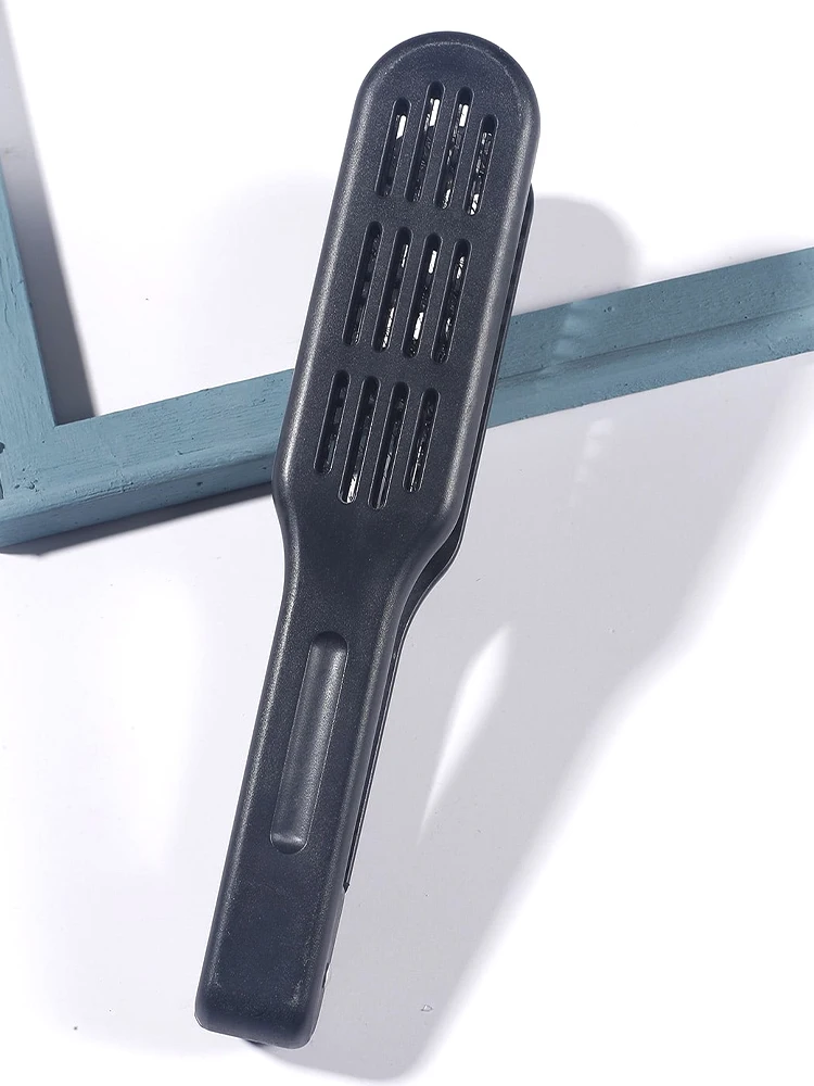 Pro Friseur Haarglätter Haarbürste Nylon Haarglättung Doppelbürsten V-Form Kamm Klemme Styling Werkzeuge DIY – Detail 7