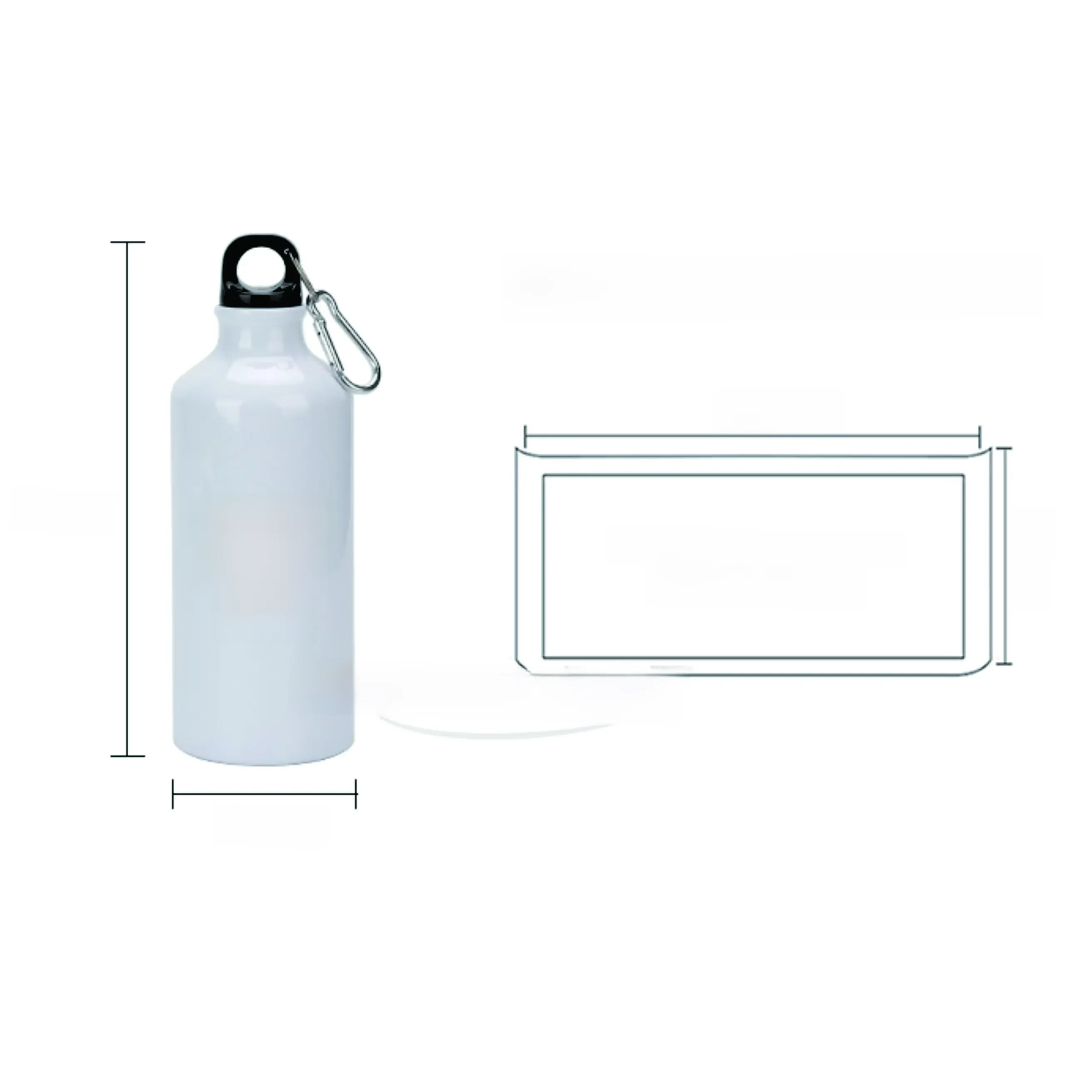 Bouteille de Sport de 600ML, bricolage personnalisé, impression colorée, LOGO Photo en aluminium pour motard, randonneur, cadeaux de Promotion de voyage, cadeaux Souvenir