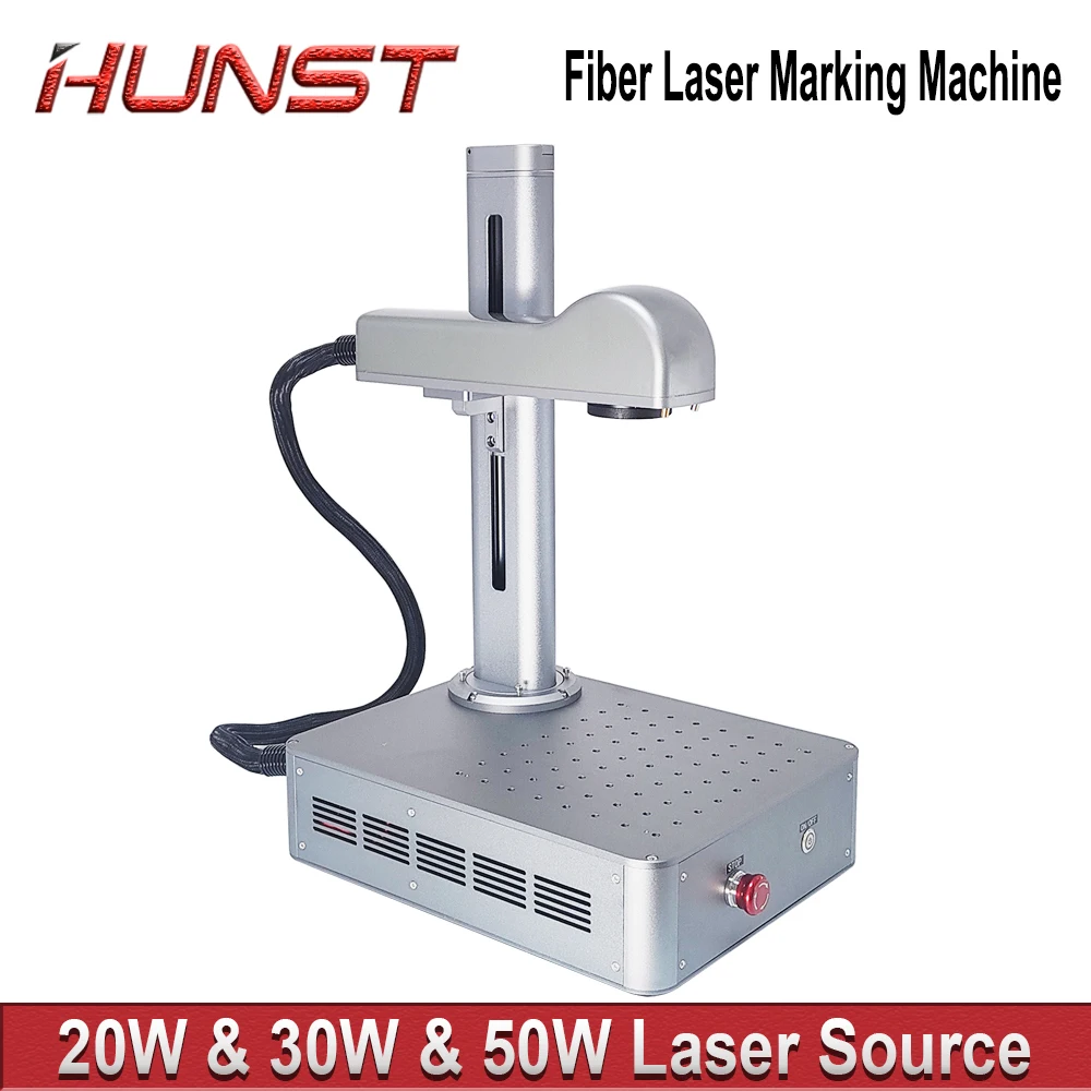 

Hunst Small Laser Marking Machine, 20W & 30W & 50W Portable All-in-One, Foldable, Mini Fiber Optic Metal Engraving Machine.