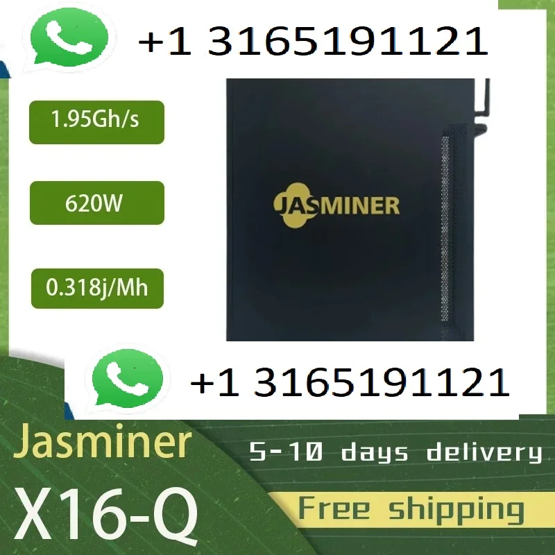 

S. ЛУЧШЕЕ КАЧЕСТВО ОКЕ 5, ПОЛУЧИТЕ 3 БЕСПЛАТНО!!! Jasminer X16-Q: идеальное горное решение для максимального прибытия