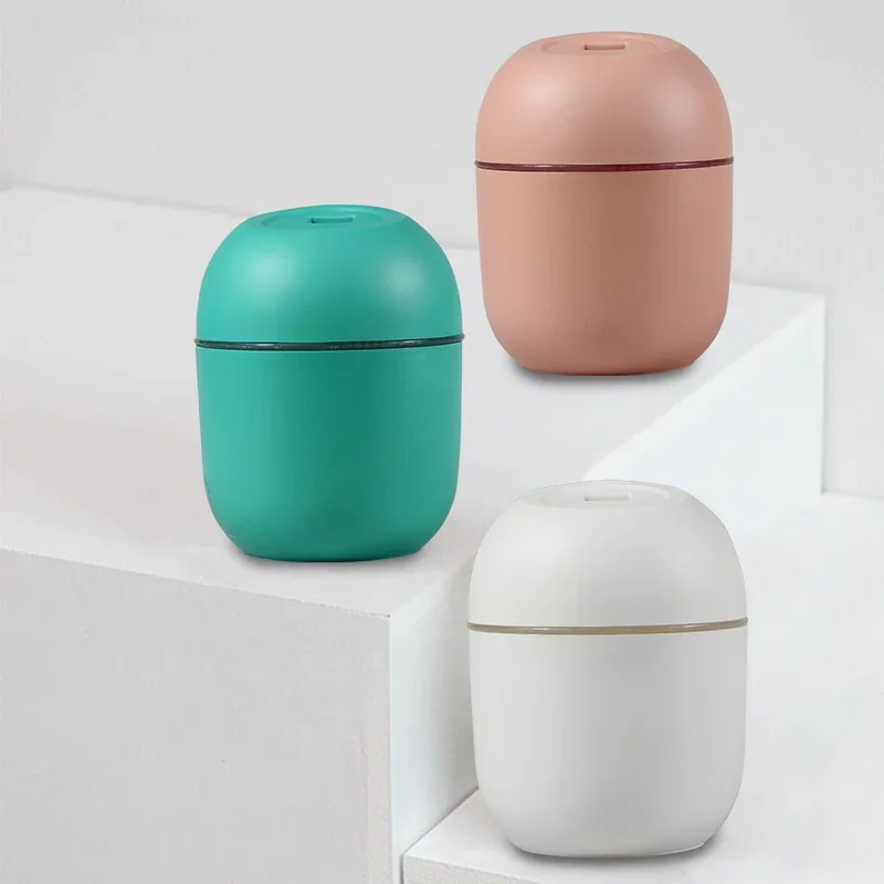 Dyfuzor zapachowy USB 220ml Mini dyfuzor olejków eterycznych przenośny wyciszenie ultradźwiękowy nawilżacz powietrza nawilżacz samochodowy z diodami LED — zdjęcie 2