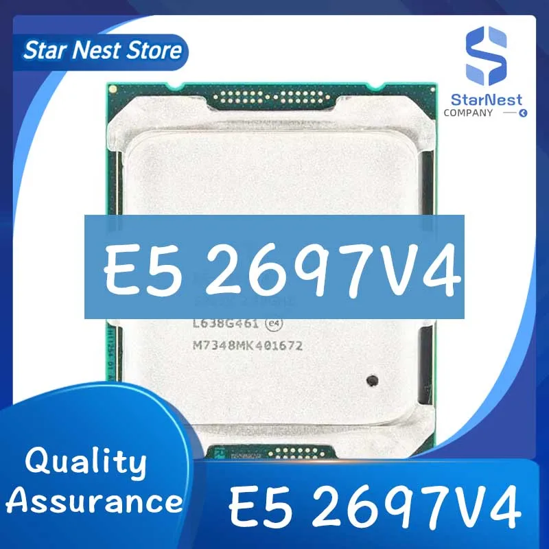 Excellent!!   E5 2697 V4 CPU LGA 2011-3 Processore 18 Core 2.30GHz 145W SR2JV