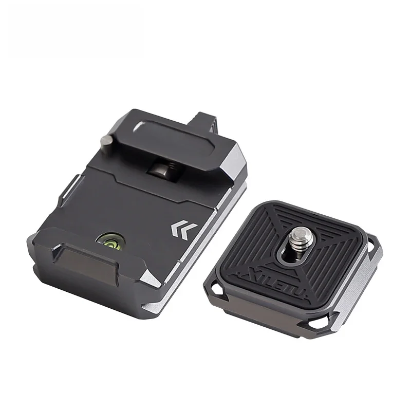 XILETU XQ1 płyta szybkiego uwalniania podstawa statywu suwak adapter do montażu uniwersalny gimbal do aparatu zestaw zacisków szybkiego uwalniania do lustrzanek cyfrowych — zdjęcie 2