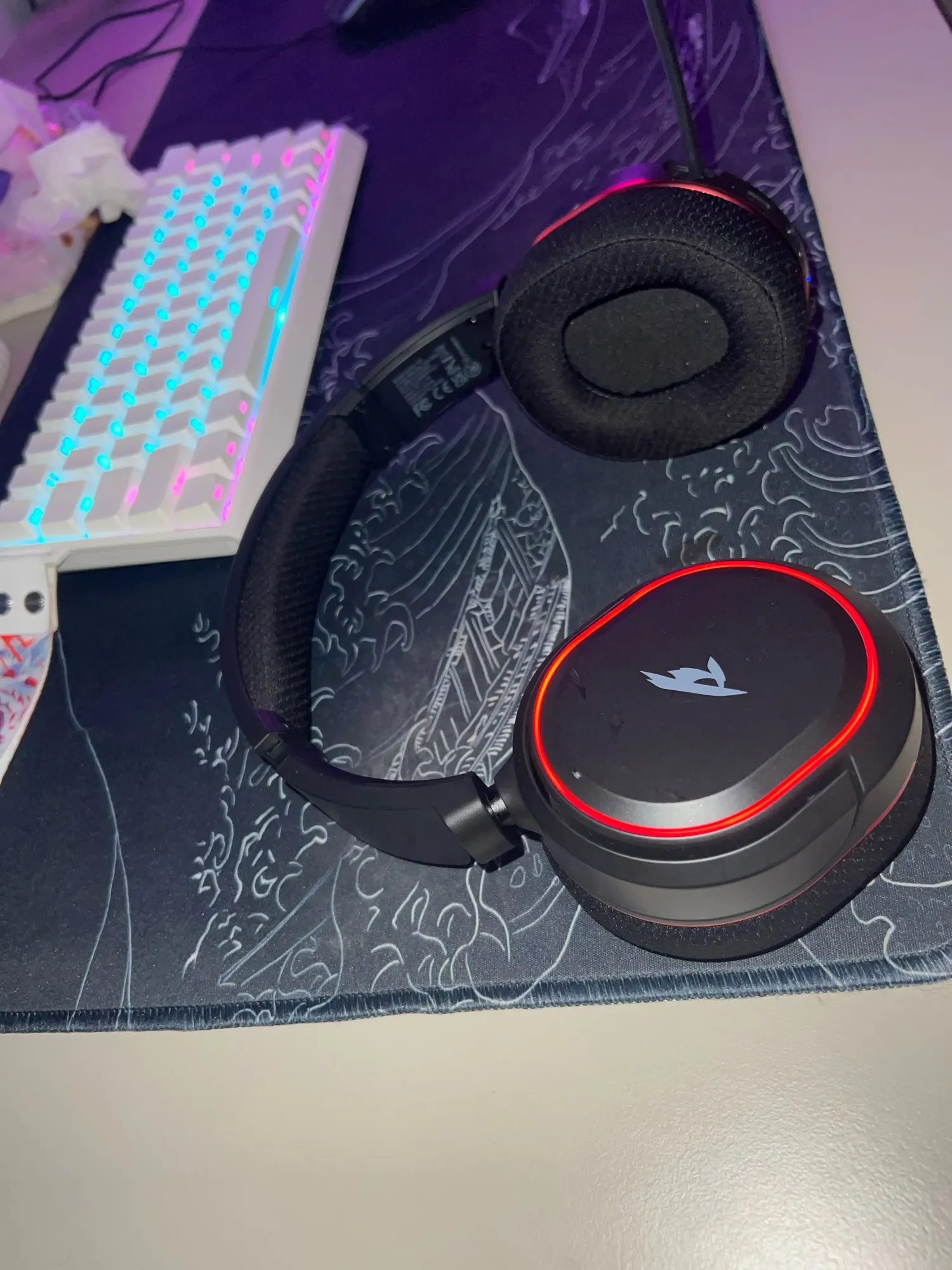 Picun G2 2.4G Wireless Gaming Headset Bluetooth Headphones 5ms Low Latency 7.1 Surround ENC Mic For PC PS4 PS5 Phone Switch photo review