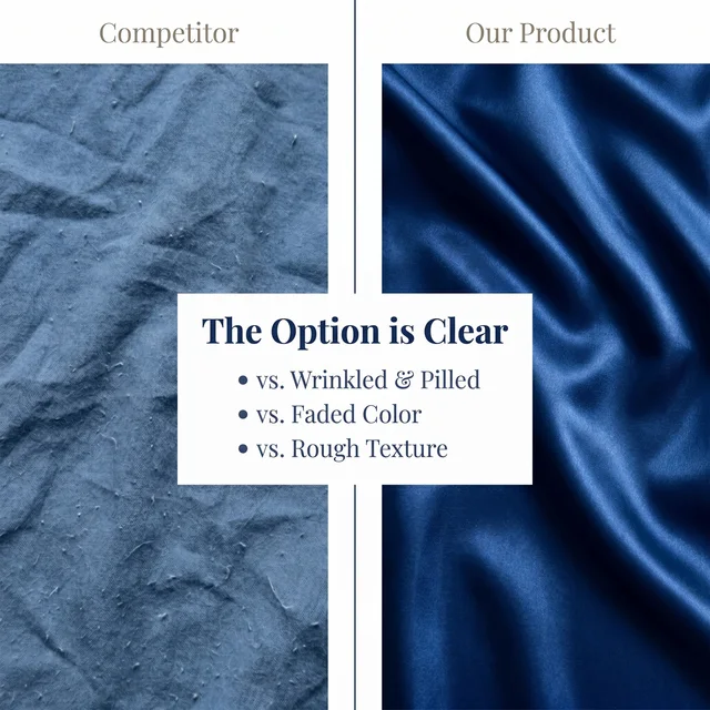 Luxury Satin Fitted Sheet Set 3-Piece – Silky Deep Pocket Fitted Sheet + 2 Pillowcases, Smooth Breathable Wrinkle-Free Bedding, Easy Care Machine Washable, Hotel Collection Bed Linens for Bedroom & Guest Room 4