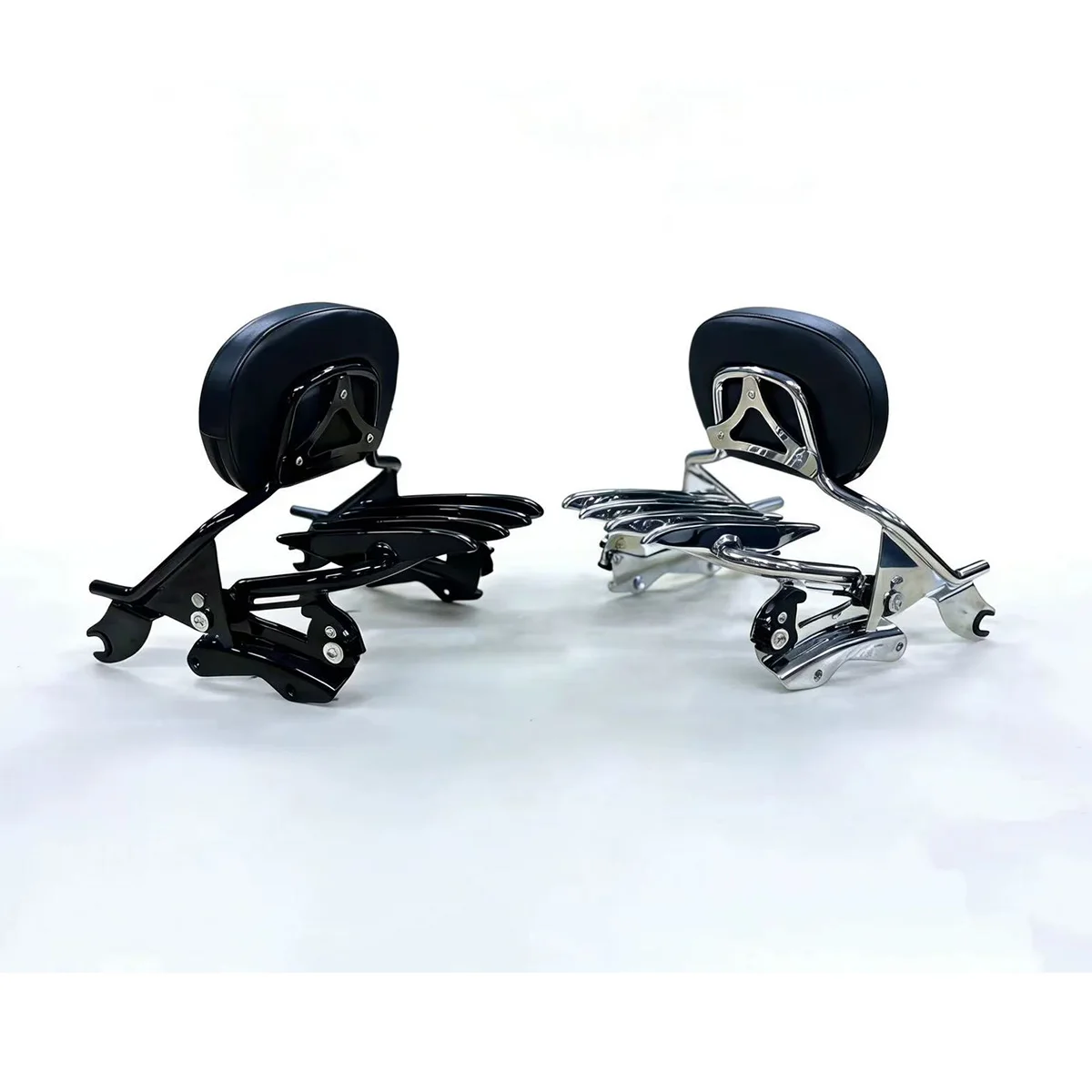 

Motorcycle Detachable Passenger Backrest Sissy Bar Pad For Harley Street Glide Road King Road Glide 121 CVO 2014-2026