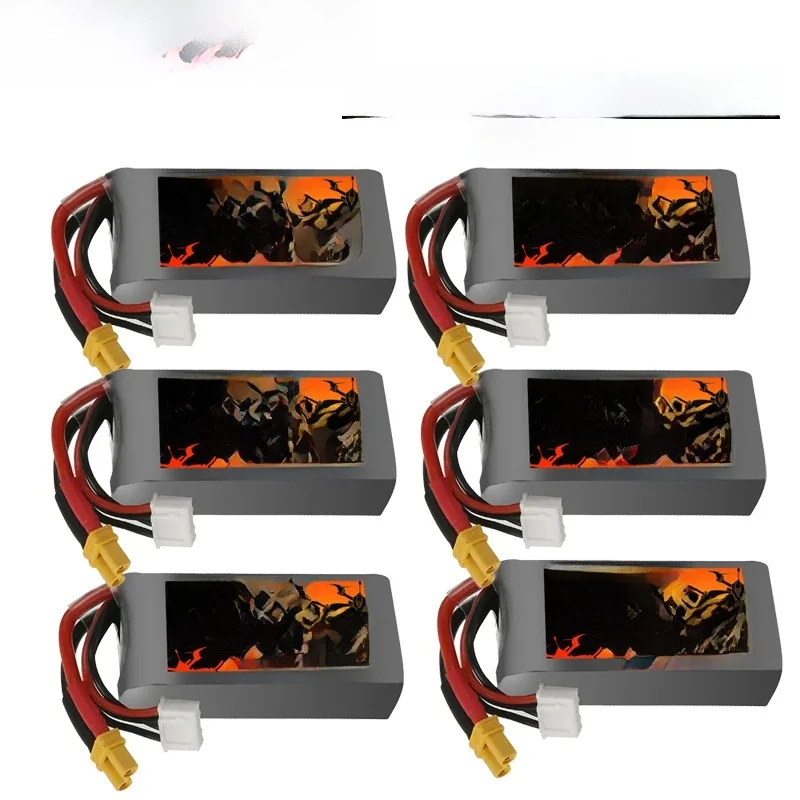 1-6 Stück ovonic 650mah 150c 11,1 V Lipo batterie mit xt30 Stecker für RC Hubschrauber Quadcopter fpv Renn drohne Teile Batterie