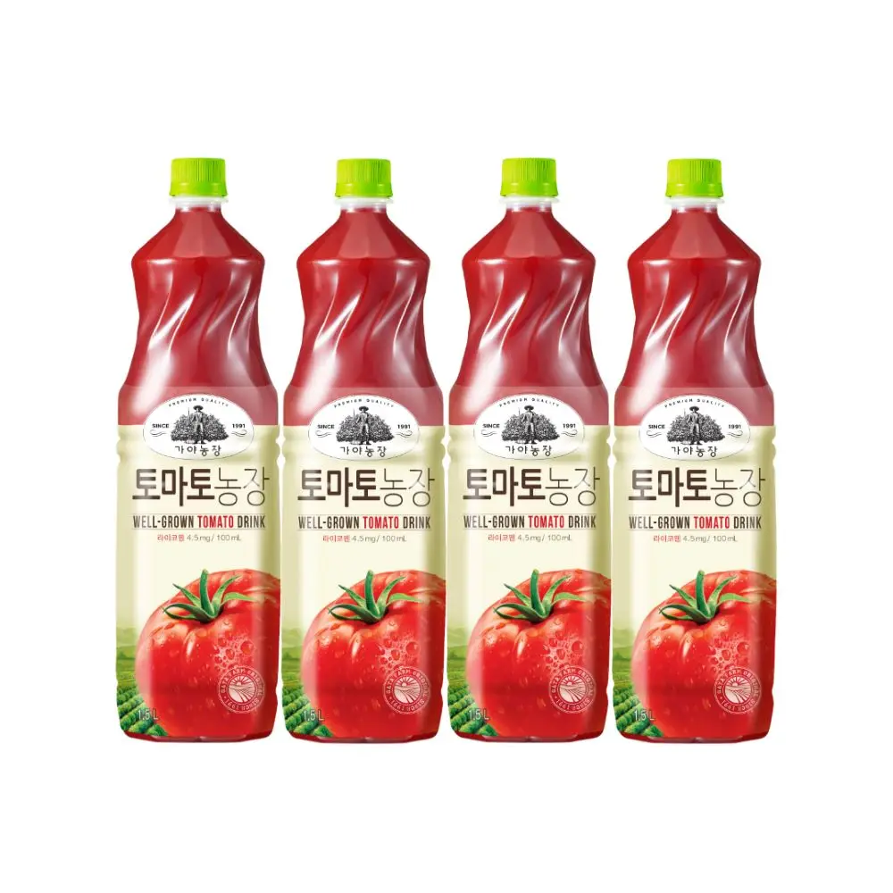 4 Tomates de granja Gaya Zumo de 1,5 L