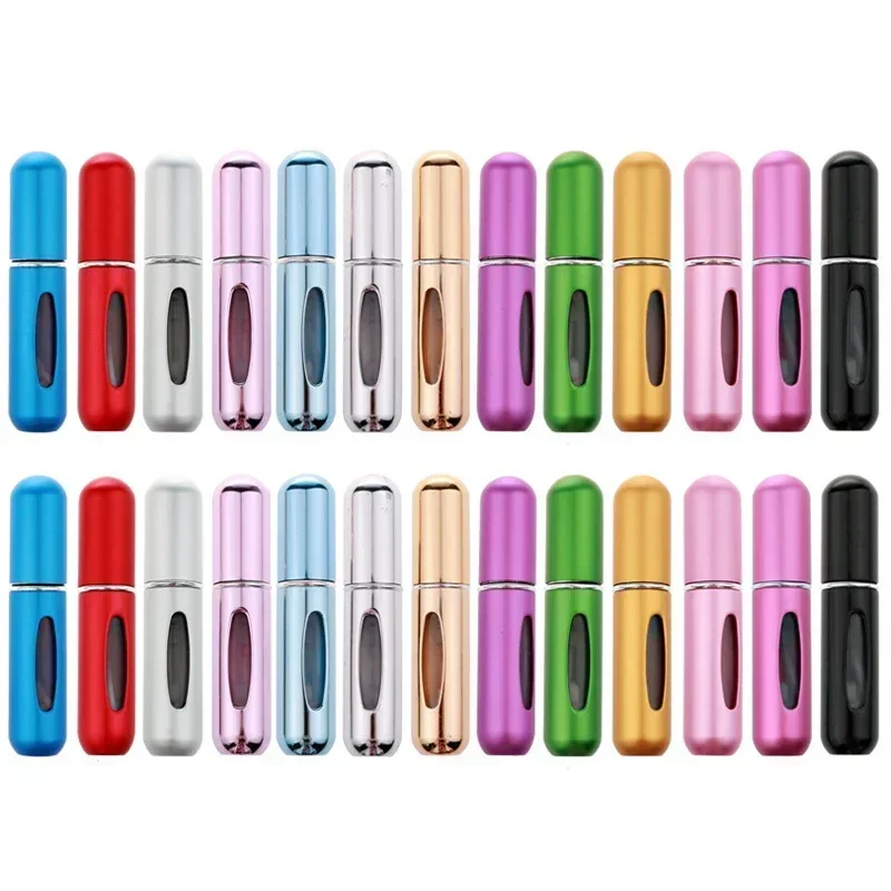 Mini bouteille de parfum rechargeable de 5ml, avec pompe à parfum en Spray, récipient cosmétique vide, bouteille atomiseur pour outil de voyage, 10 pièces/lot