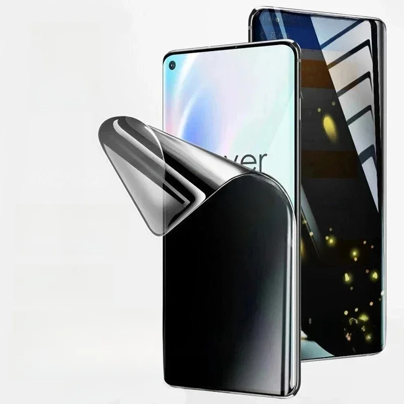 Film Hydrogel de confidentialité souple, 2 pièces, pour Oneplus 13 12R 11 11R 10 10R 10T 9 8 7 7T Ace 2 3 Pro, protecteur d'écran Anti-espion