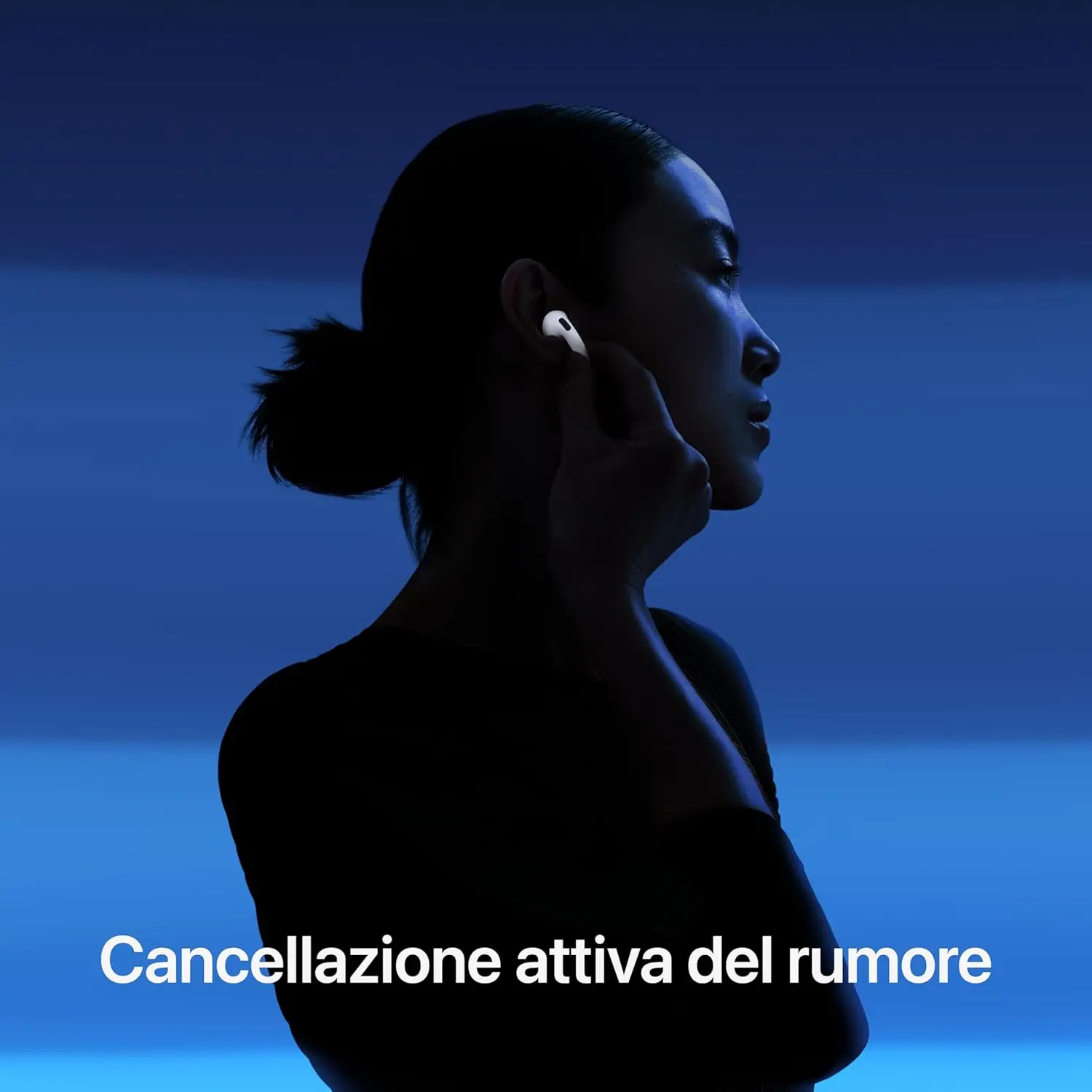 Nuevos auriculares inalámbricos Apple AirPods 4, auriculares Bluetooth, cancelación activa de ruido, audio adaptable, transparencia, audio espacial personalizado, carga USB-C personalizada, carga inalámbrica 4