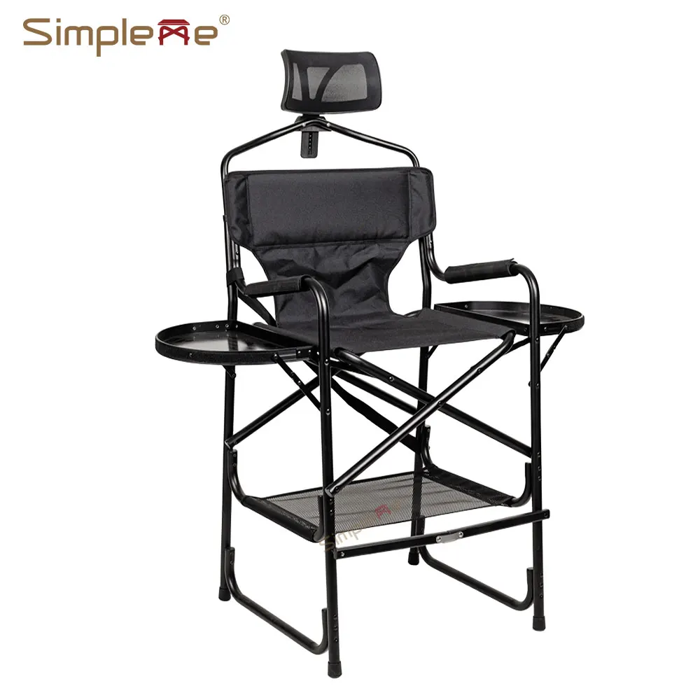 كراسي حلاقة بسيطة مع مسند للرأس مقاس 29 بوصة كرسي فنان مكياج احترافي #2