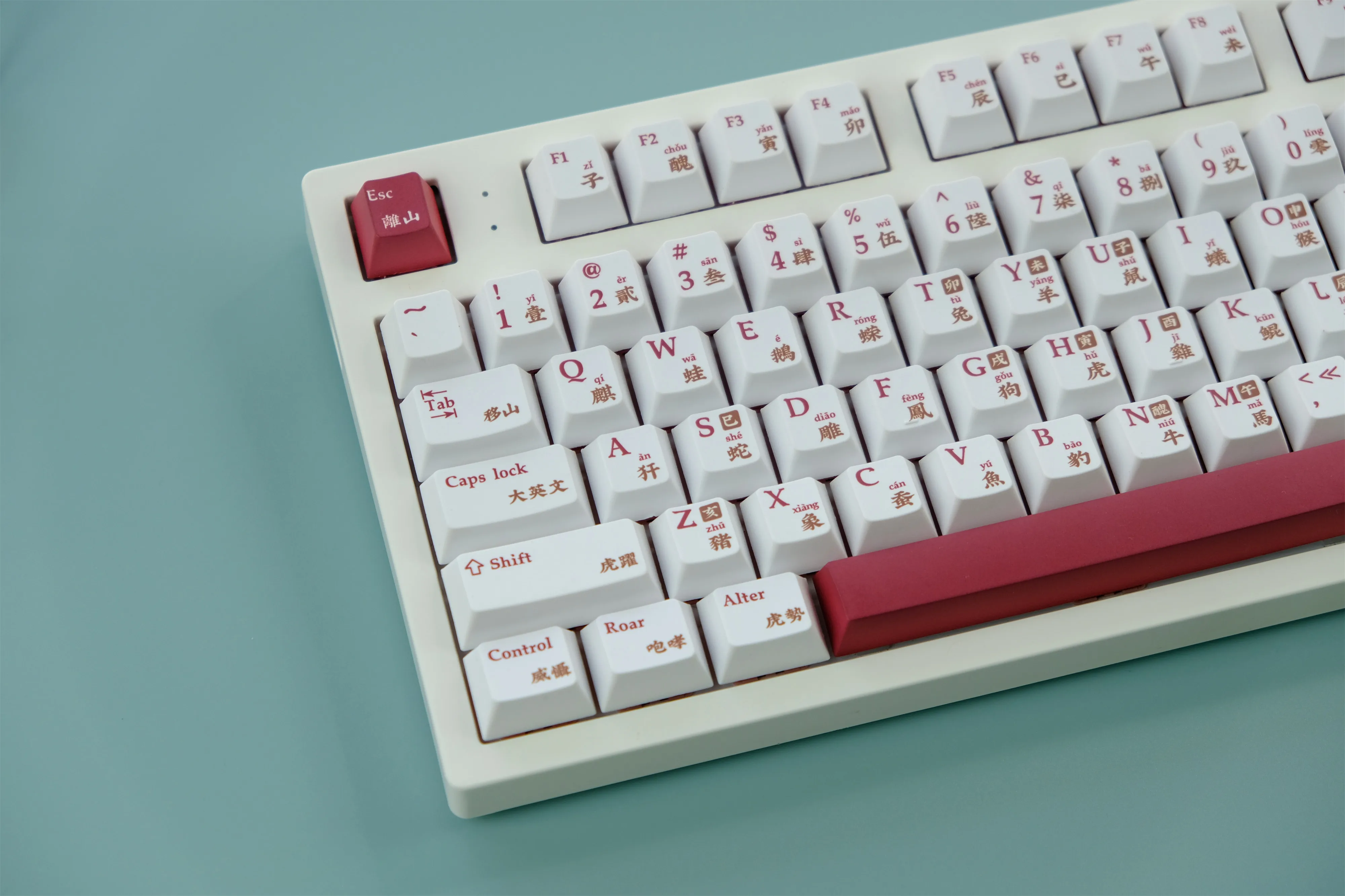 GMK-teclas Tiger para teclado mecánico, 129 teclas PBT, perfil de cereza, DYE-SUB, personalizadas, GMK