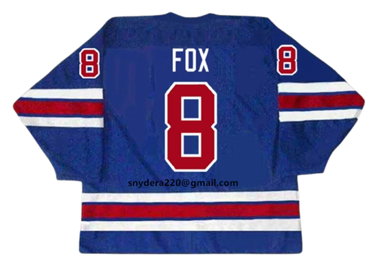 

ADAM FOX Jersey Retro 2018 USA Ice Hockey Jerseys Sport Sweater All Stitched Mens Size M-3XL
