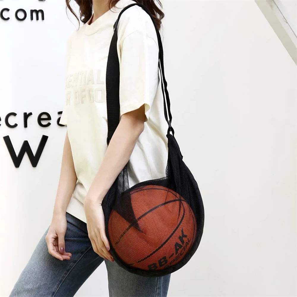 

Single shoulder crossbody basketball bag, portable storage bag, student volleyball, football training, fitness zipper backpack