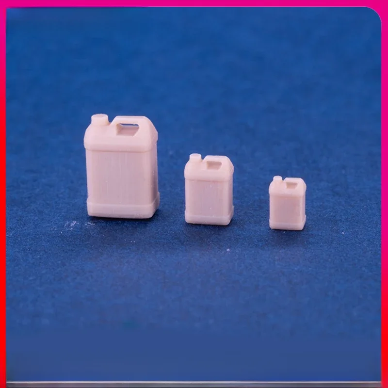 Modèle de voiture de baril d'huile, résine non colorée, outils de réparation de scène de garage, décoration, jouet de scène de simulation, 1/64