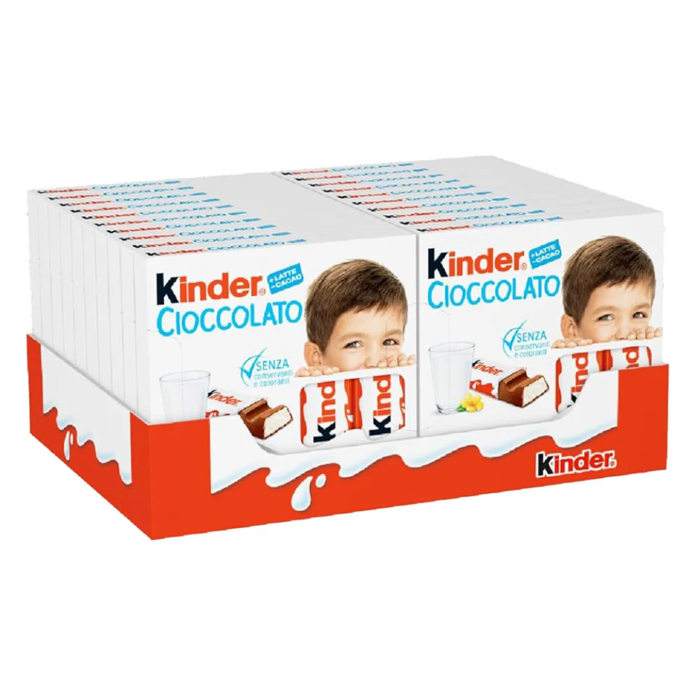 Kinder Schokoriegel mit Milch und Kakao, 50 g x 20