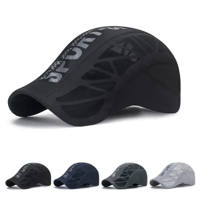 AliExpress Men Quick Dry Breathable Net Mesh Sports Hat Summer Outdoor Cycling Golf Baseball Cap Letter Printed