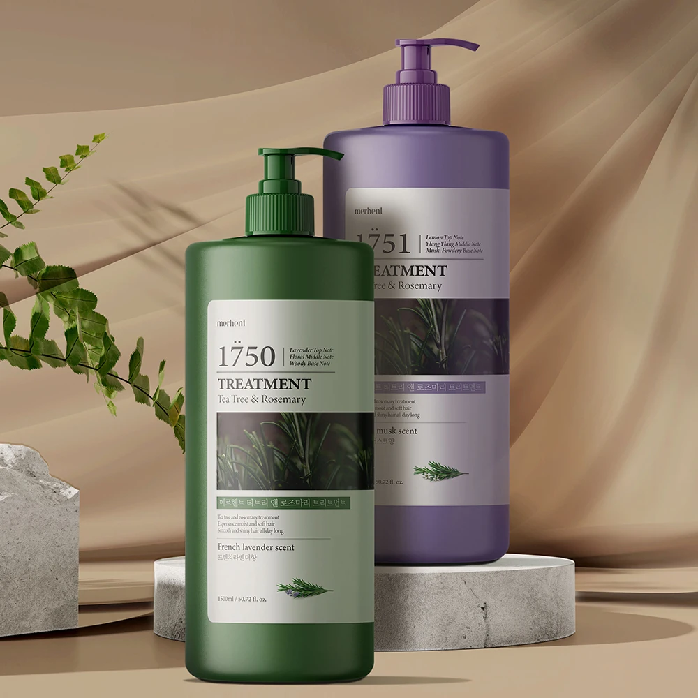 ميرشينت شجرة الشاي روزماري معالجة ذات سعة كبيرة 1500 مل × 1، نوعان من العطر، بلسم الشطف، عبوة شعر، غنية بالبروتين #2