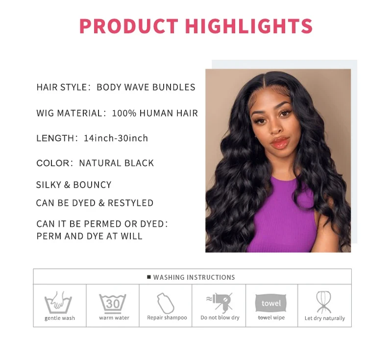 30 36 40 Zoll Körperwelle Bundles Menschliches Haar 16A Brasilianische 100 % Menschliches Haar Bundles 1/4/5/6 PCS Reine Raw Weave Extensions Bundles