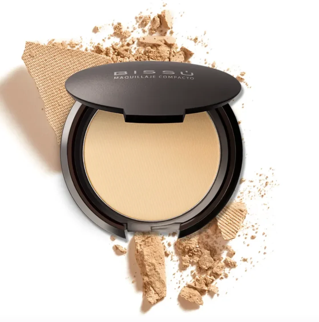 Bissu Make Up Compact 15 Tone Matte Powder, Oilless, Reduces Gloss and Expression Lines-Bissú