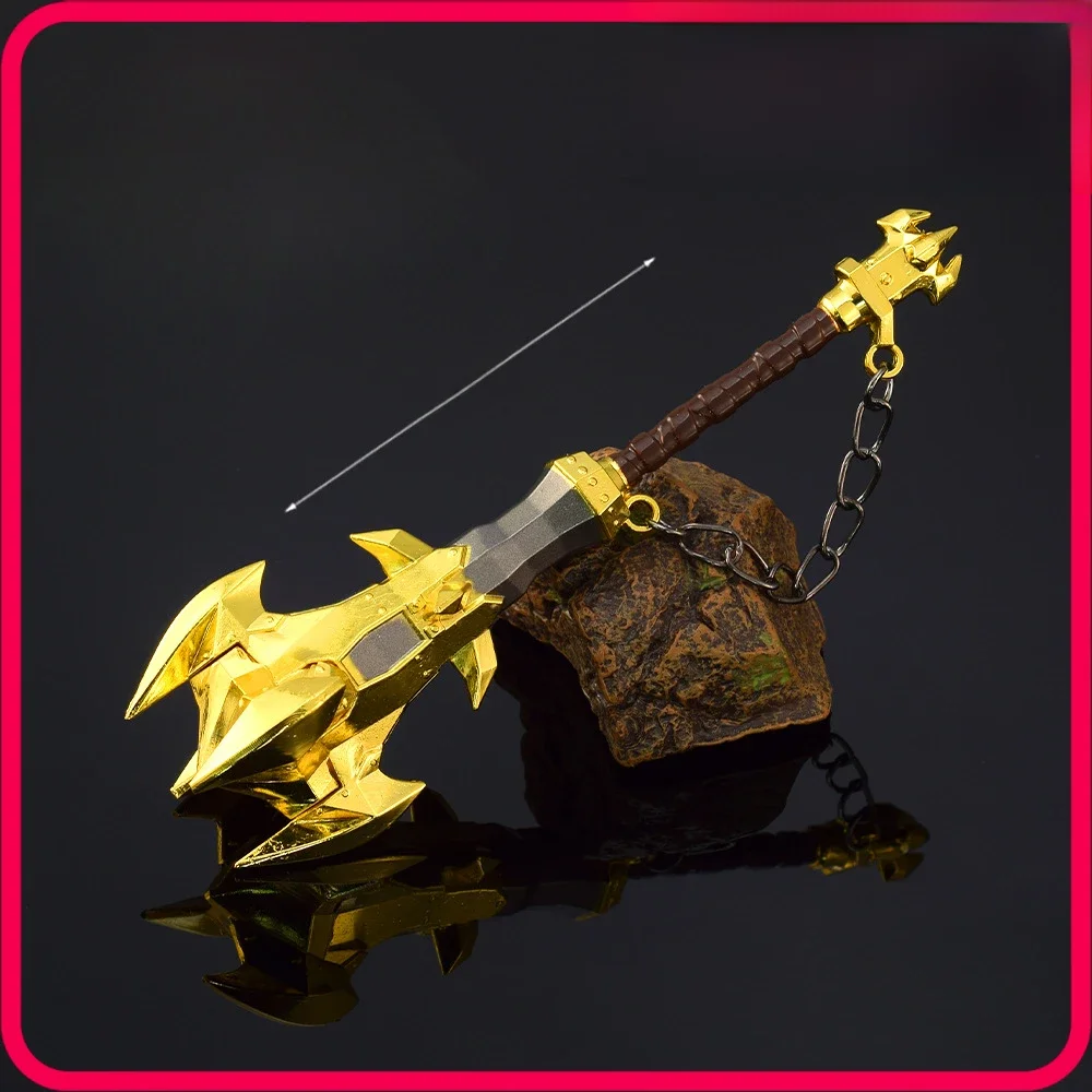 Modèle d'Arme à Maillons en Métal de 15cm, Épée, Porte-Clés, Ornement, Collection, Artisanat, Jouets, Cadeaux