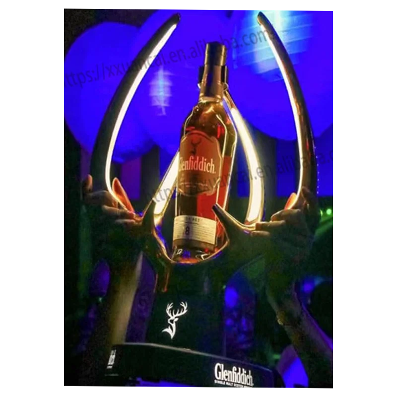 

CUSTOMIZED SHAPE METAL BOTTLE GLORIFIER FOR NIGHTCLUB
