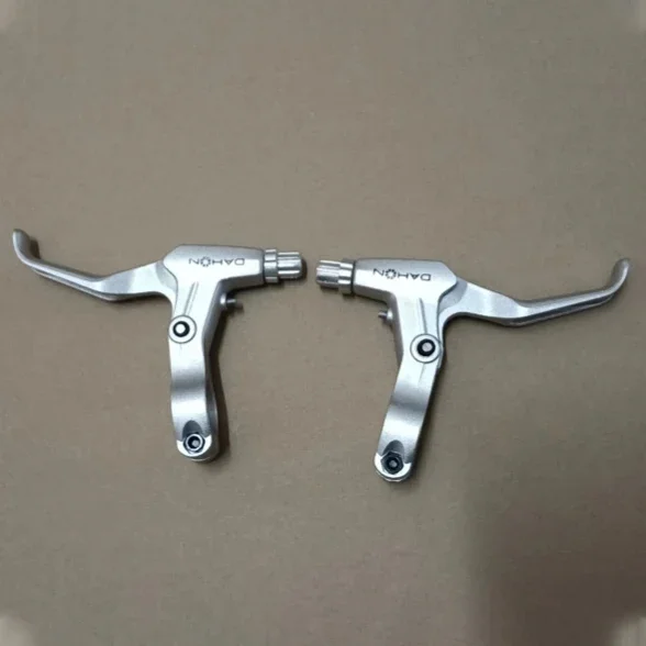 AliExpress NONE K3 Plus Original V Brake Lever Dahon Folding Bike P8 Aluminum Alloy Brake Handle Friction Rim Braking Bicycle Cycle Part