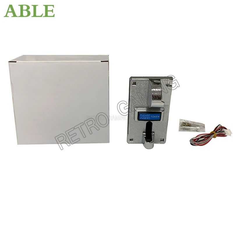 Anti-Phishing 616 Multi-Value Coin Acceptor With Plastic Electroplated Panel, Anti-Phishing, Multi-Currency Coin Acceptor