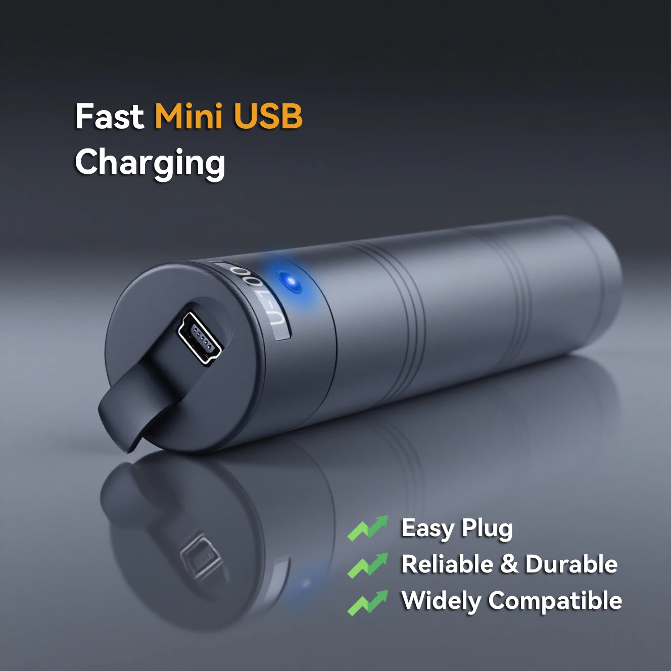 ZOOY U-100 نظام جولات الحراسة RFID، قارئ دوريات متين مع قراءة تلقائية، عمر بطارية طويل، شحن USB سهل، برنامج مجاني