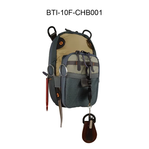 Bolsa de pesca con mosca Aventik, bolsa de pesca en el pecho duradera con múltiples bolsillos ultraligera