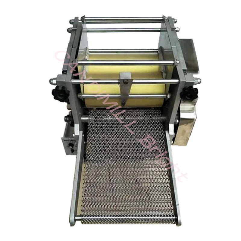 Multifunctionele Maïs Tortilla Roller Pannenkoek Machine Elektrische Commerciële Automatische Dumpling Wrapper Meel Making Machine