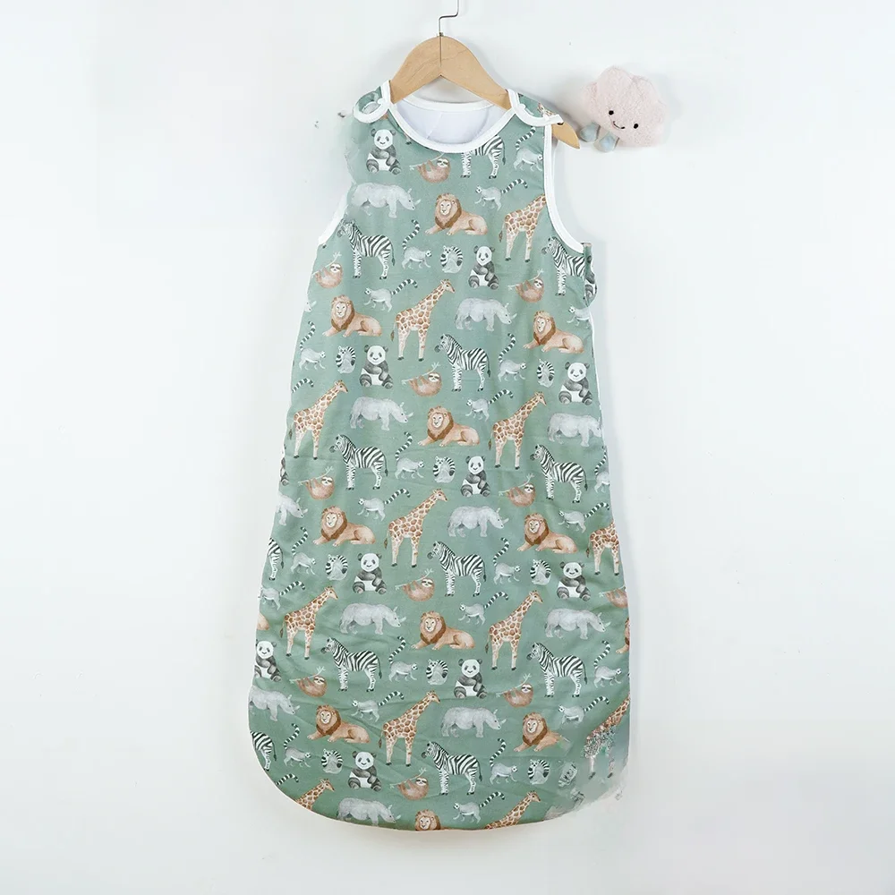 HappyFlute New 3Rozmiar 10-20 ℃   Miękka tkanina poliestrowa Unisex bez rękawów z zamkiem błyskawicznym zapobiegającym kopaniu Ciepły śpiworek dziecięcy z kamizelką — zdjęcie 2