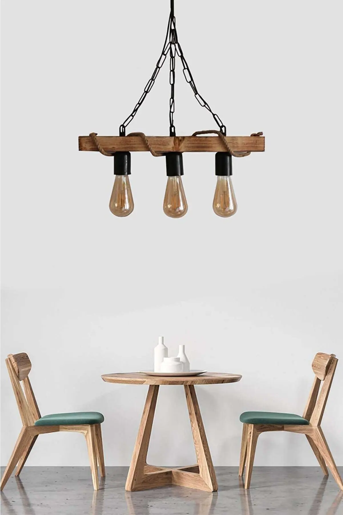 

Retro Rustic Wooden Roped Chandelier Loft Antique Pendant Lamp E27 Home Decor Lighting Kitchen Restaurant Cafe Livingroom 2022