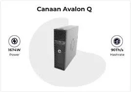 

Buy 5 Get 3 Free New Avalon BTC Miner Avalon Q 90TH/s 1674W Bitcoin Miner Avalon Asic BTC Mining Than Avalon Q 90TH/s Crypto BTC
