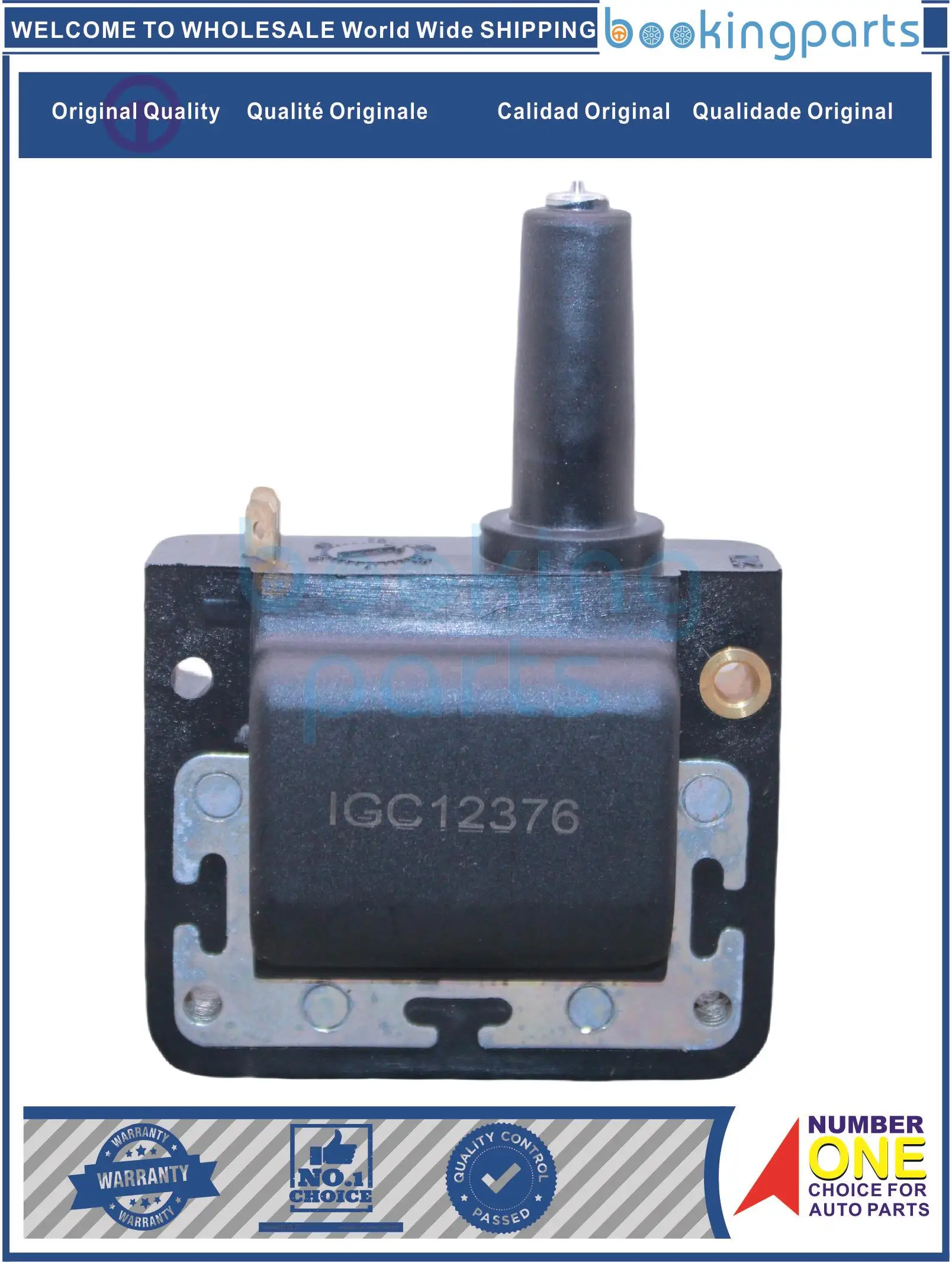 

IGC12376,30500PTO005,30500P01005,30500 Po1 005,30500Po1005,30500PM3005 Ignition Coil For HONDA CIVIC 83-91, CITY, FIT, ACCORD