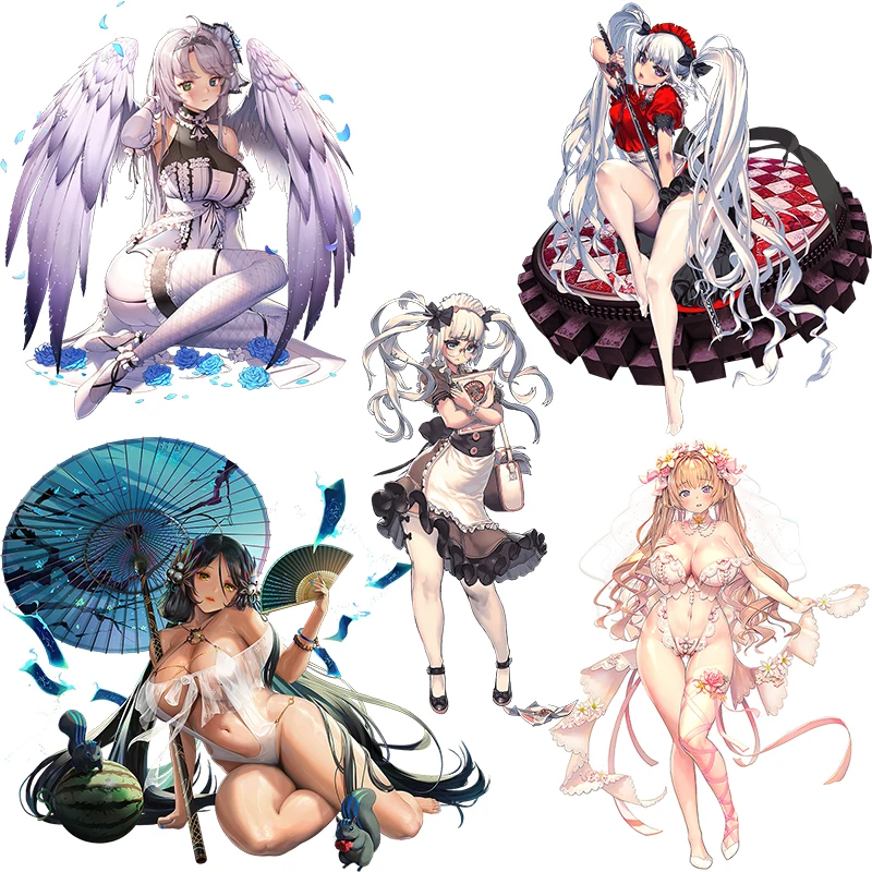 Three Ratels CB1 Sexy anime girl Destiny Child personalized Car sticker Room decoration Wall sticker Waterproof self pasting