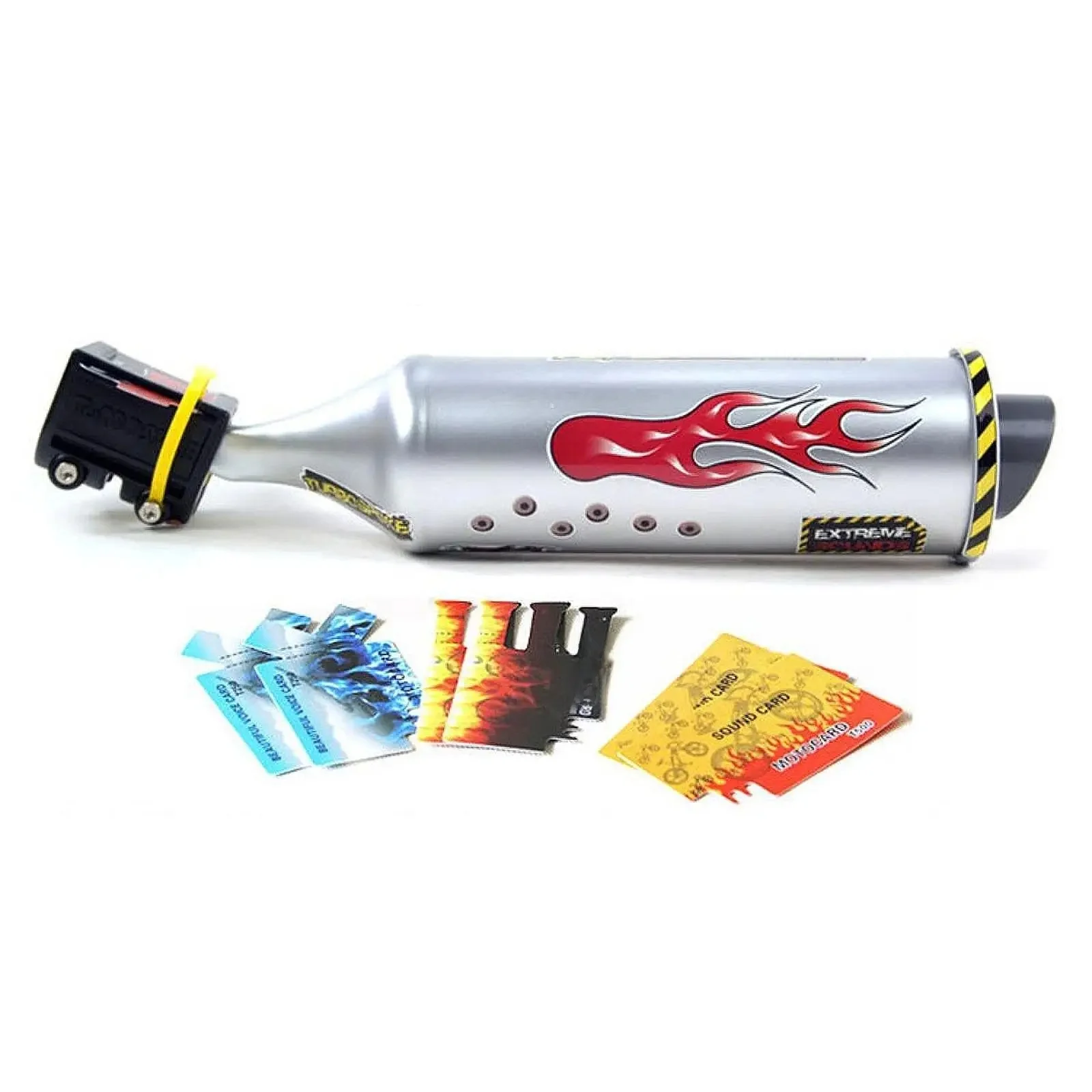 AliExpress perfeclan Bicycle Exhaust Sound System Bike Spoke Turbo Exhaust Pipe with Sound Effect Motorcycle Noise Maker Replace Parts Attachment