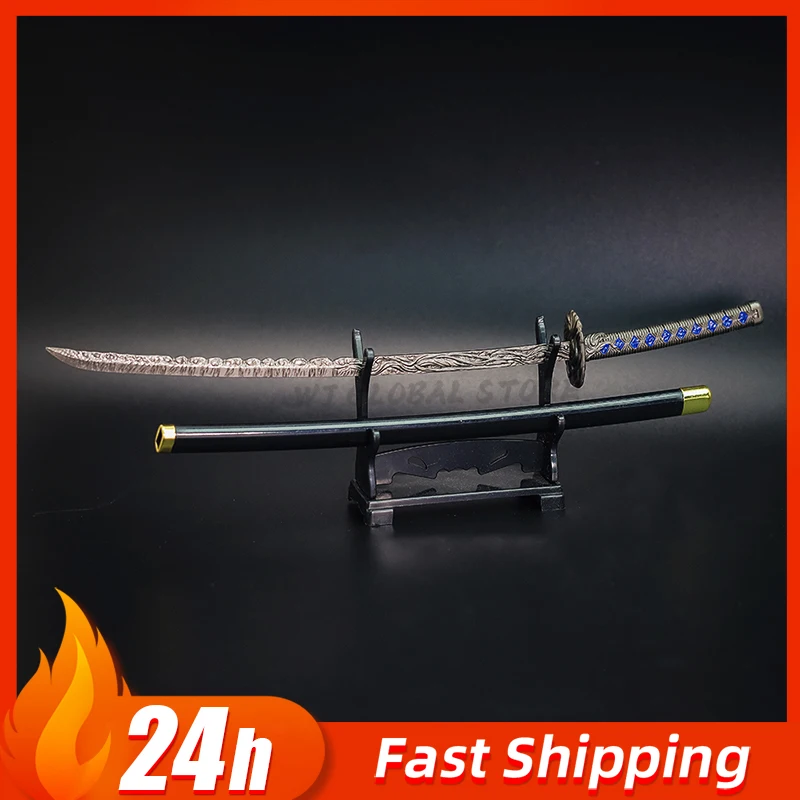 10.24in Eldenn Game Peripheral Star Shadow Blade with scabbard Toy Sword Model Japanese Katanas Metal Crafts Ornaments Boy Gifts