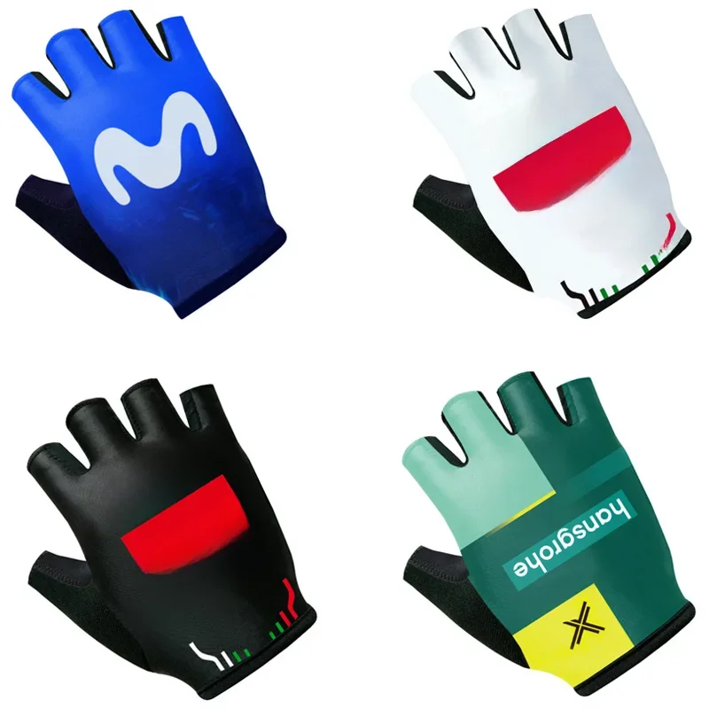 AliExpress EFAPEL Blue M Team Sports Cycling Gloves Half Finger Men Women Road Bike Gloves Running Fitness Gym Riding